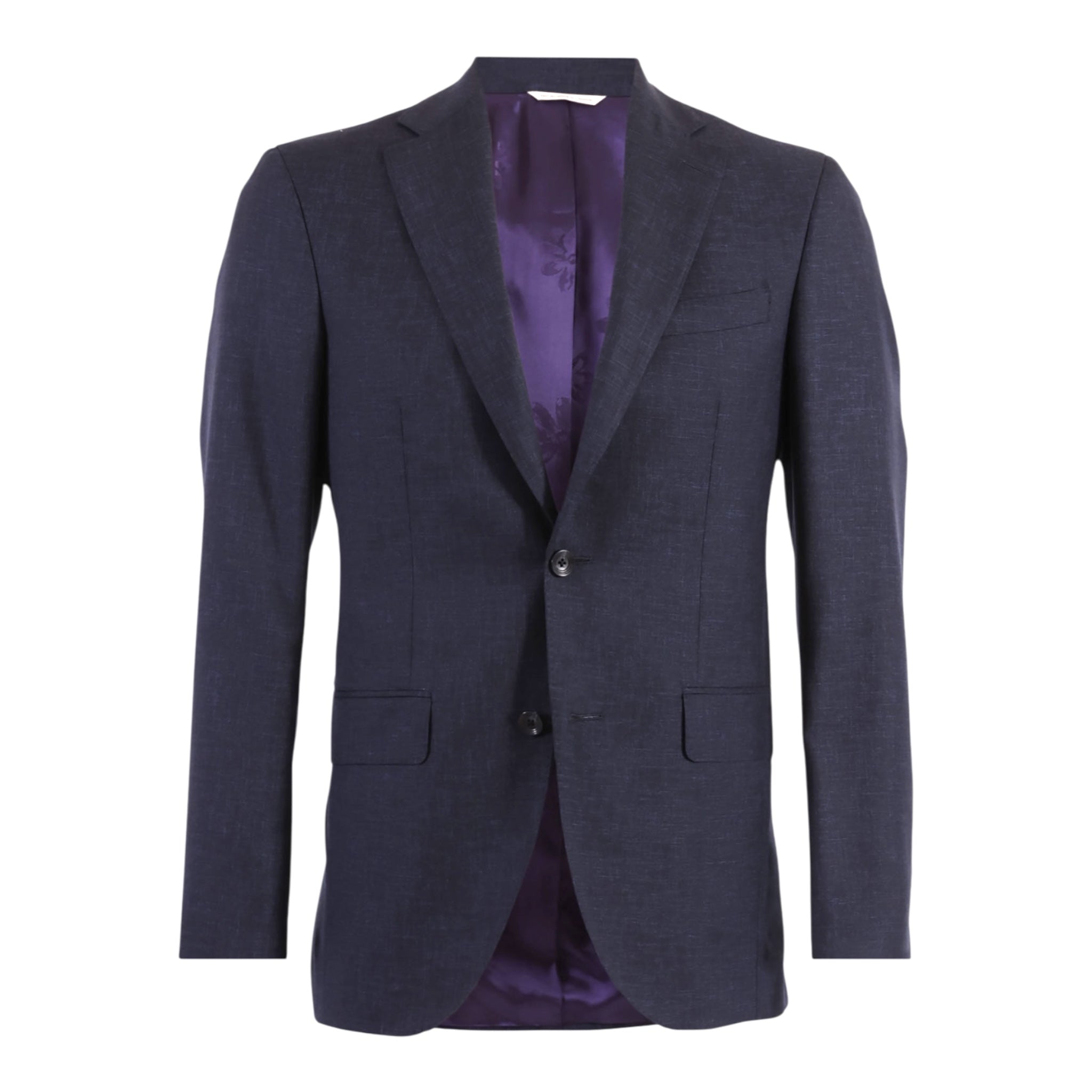 Blue Splash Yarn - Super 120'S Wool SUITS40S