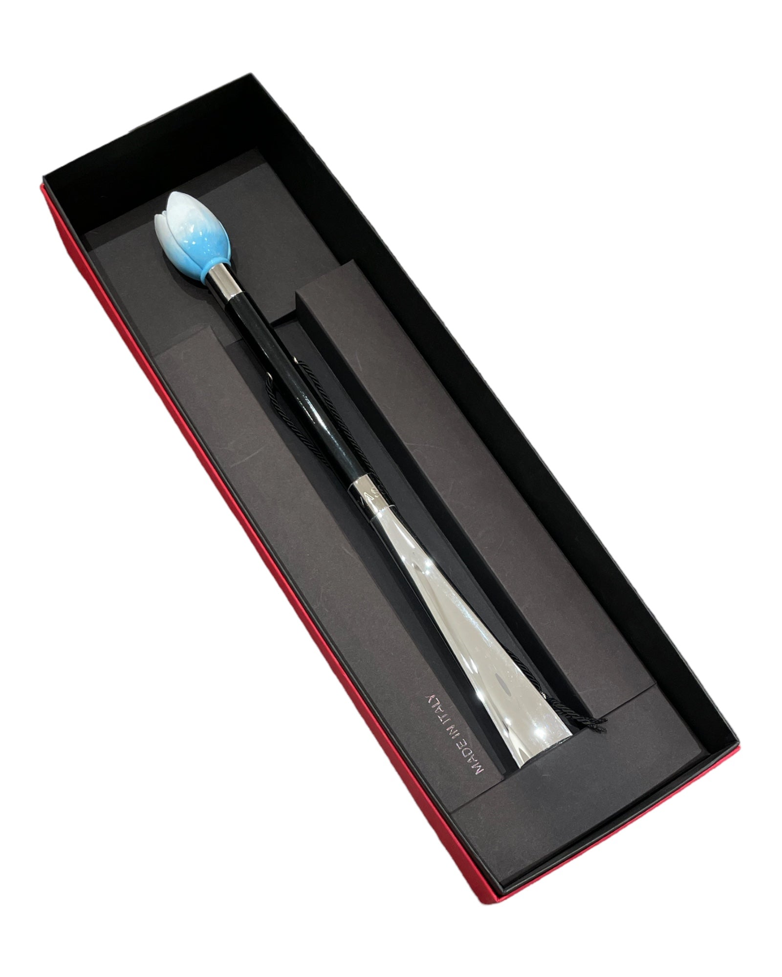 Blue Tulip Shoehorn - Black & Silver SHOEHORN