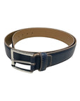Calf Bull + Bull - Blue/Cappuccino BELTS46