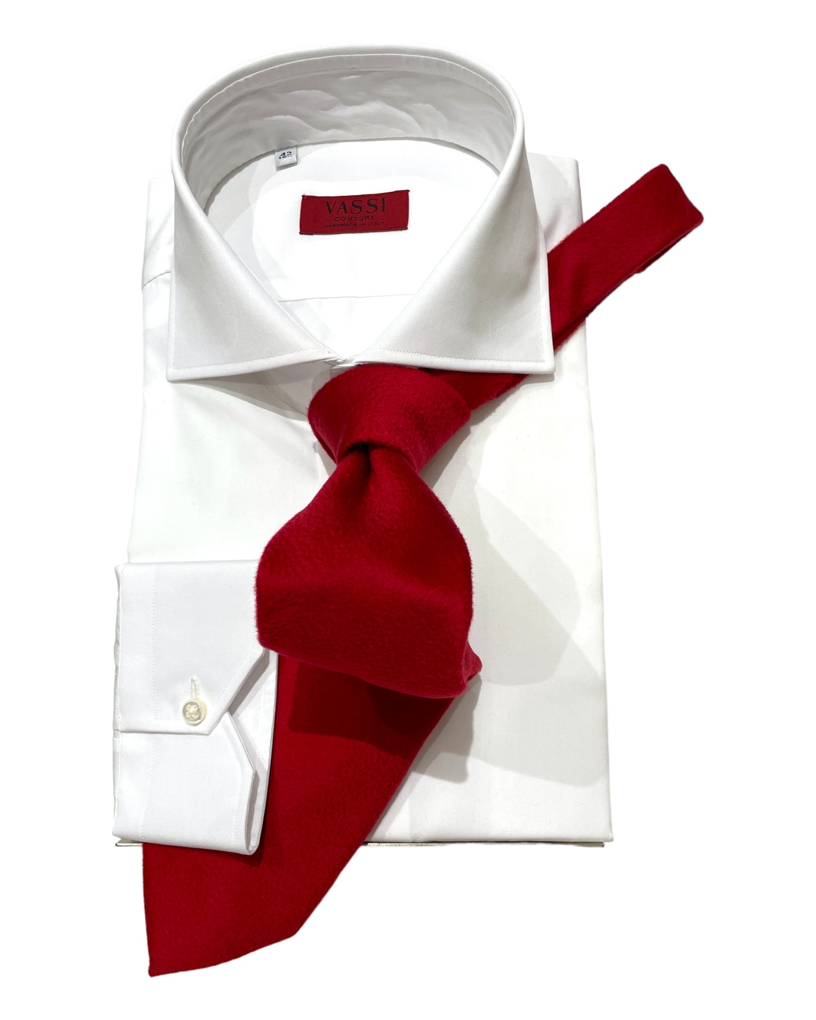 Pure Cashmere Seven-Fold Tie TIESRed