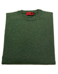Pure Cashmere Crewneck Pullover With Contrast Trim