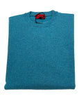 Pure Cashmere Crewneck Pullover With Contrast Trim
