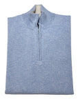 Luxurious Quarter Zip Cashmere Sweater