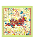 Cheetah, Thrill of the Chase Pocket SquareChartreuse