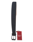 Crocodile belt - Navy with Matt Brass Buckle BELTS46