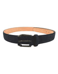 Crocodile belt - Navy with Matt Brass Buckle BELTS46