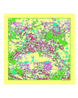 Horses, Spirited Pony Pocket SquareChartreuse