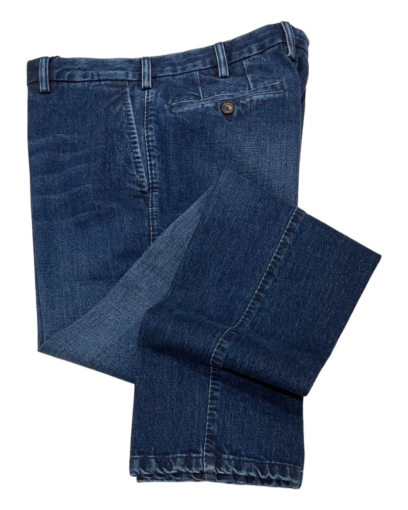 Japanese Denim Pants - Mid-Blue CASUAL PANTS50