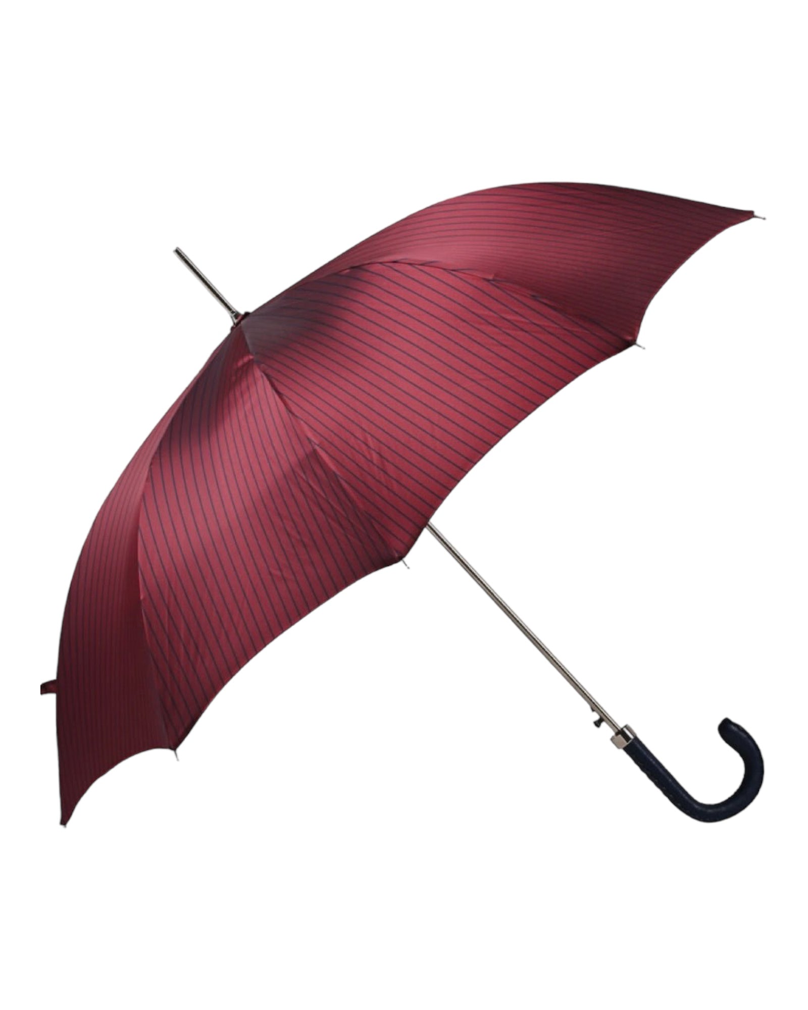 Long Umbrella - Bordeaux, Blue Leather Handle UMBRELLA