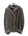 Merino Shearling Jacket with Hood - Moka OUTERWEAR50 EU