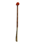 Orange Skull Long Shoehorn - Chestnut/Gold Spoon SHOEHORN
