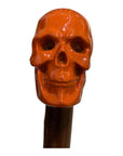 Orange Skull Long Shoehorn - Chestnut/Gold Spoon SHOEHORN