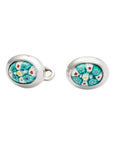 Oval Murano Glass Cufflinks - Green Cufflinks