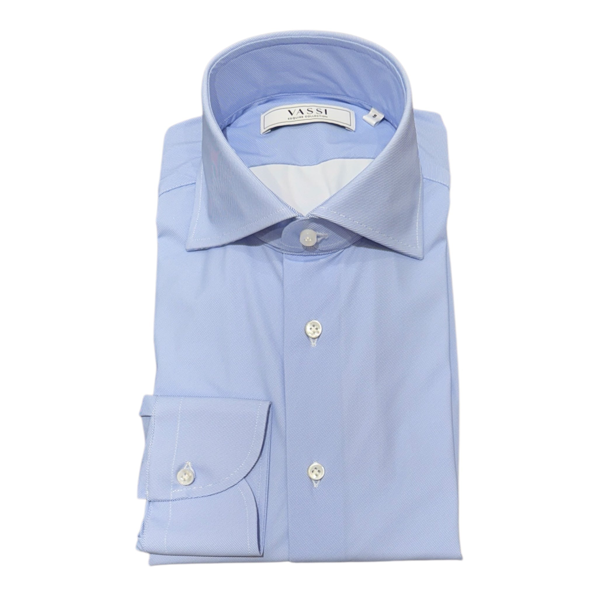 Performance Stretch Sport Shirt - Blue Twill SPORT SHIRTSS