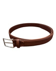 Premium Calfskin, with matching leather on both the outer and inner sides - Brown BELTS46