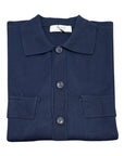 Pure Cotton Over Shirt - Navy SWEATERSM