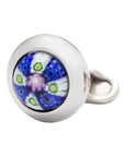 Round Murano Glass Cufflinks - Blue Cufflinks