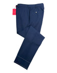 Sartorial High Twist Wool Trouser - Navy Blue DRESS PANTS50 EU