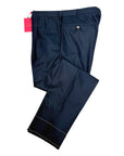 Sartorial Pleated Flannel Trouser - Midnight Blue DRESS PANTS50 EU