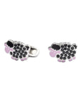 Sheep Cufflinks - Black & Pink