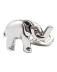 Elephant Cufflinks - Silver