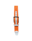 Special Fiammato Fabric Belt with Beige Nubuck Lining - Orange BELTS44