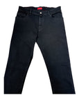 Stretch Cashmere & Cotton Jeans w/Suede Trim - Black CASUAL PANTS48 EU