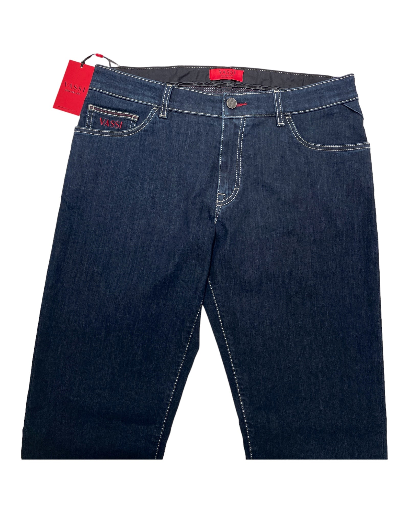 Stretch Japanese Denim Jeans - Dark Blue CASUAL PANTS50