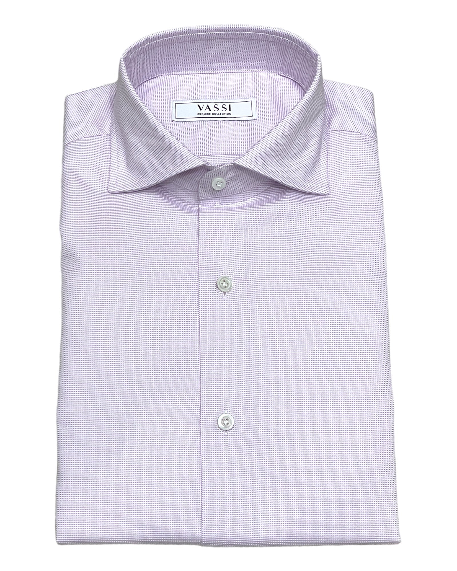 Thomas Mason Journey Oxford - Lavender DRESS SHIRTS15