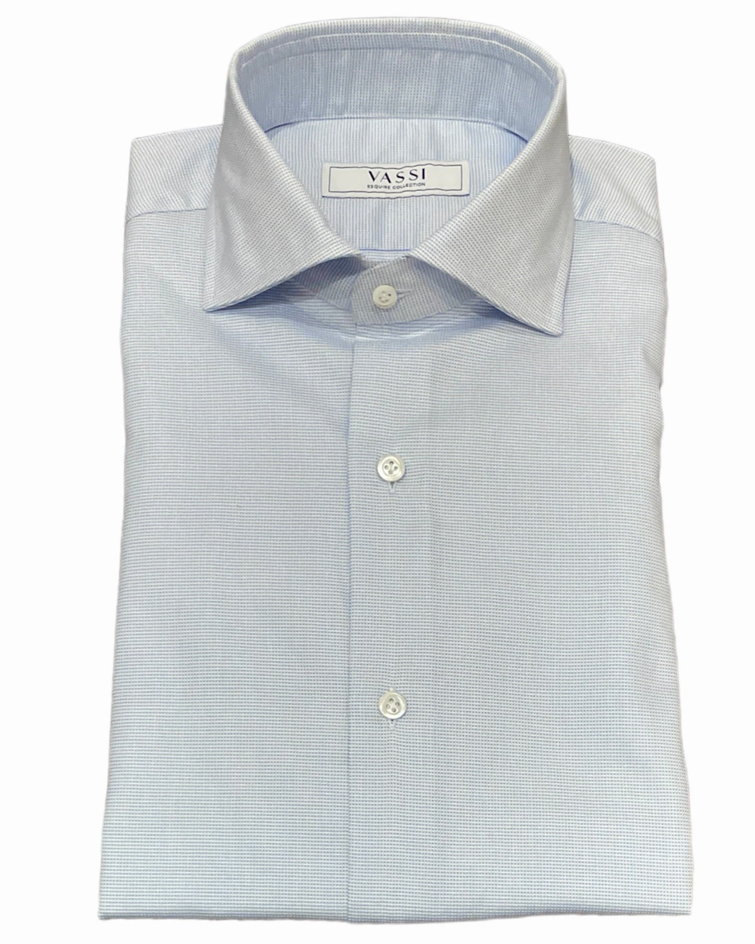 Thomas Mason Journey Oxford - Light Blue DRESS SHIRTS15