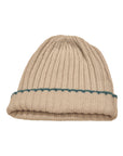 Cashmere Knit Beanie with Contrasting- trim detail TOQUEHaze-Utopia