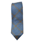 Pure Cashmere Windowpane Check Tie