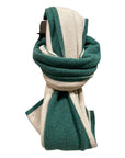 PURE CASHMERE DOUBLE FACE SCARF