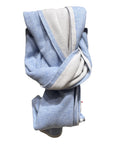 PURE CASHMERE DOUBLE FACE SCARF