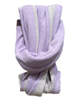 PURE CASHMERE DOUBLE FACE SCARF SCARVESPotash-Lavender