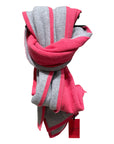 PURE CASHMERE DOUBLE FACE SCARF