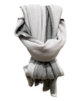 PURE CASHMERE DOUBLE FACE SCARF