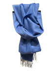 Cashmere Scarf - Herringbone SCARVESBlue