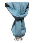 Cashmere Scarf - Herringbone SCARVESTeal