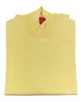 Extra Fine Merino Wool Mock Neck - Yellow