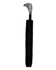 Silver Eagle Folding Umbrella - Black Tone-on-Tone Pinstripe UMBRELLA