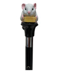 White Mouse with Cheese Shoehorn - Black SHOEHORN