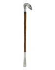 Silver Snake head Long Shoehorn - Chestnut, Silver