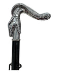 Silver Snake Shoehorn - Black & Silver