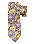 Bold Paisley Seven-Fold Satin Silk Ties TIESGreen