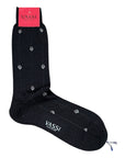 Wool & Nylon Socks with Arrow Design SocksBlack