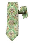 Bold Paisley Seven-Fold Satin Silk Ties TIESGreen