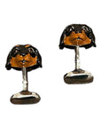 Dachshund Cufflinks - Brown Cufflinks