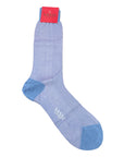 Extra-fine Herringbone Cotton Socks SocksLavender