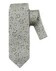 Floral Jacquard Seven-Fold Silk Ties TIESGrey